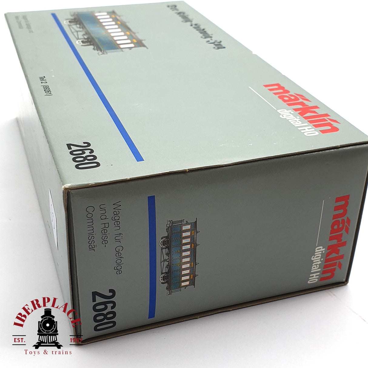 ♻️ 2 mano - Märklin 2680 Digital Coche Reise Commissär pieza 2 H0 escala 1:87 A107