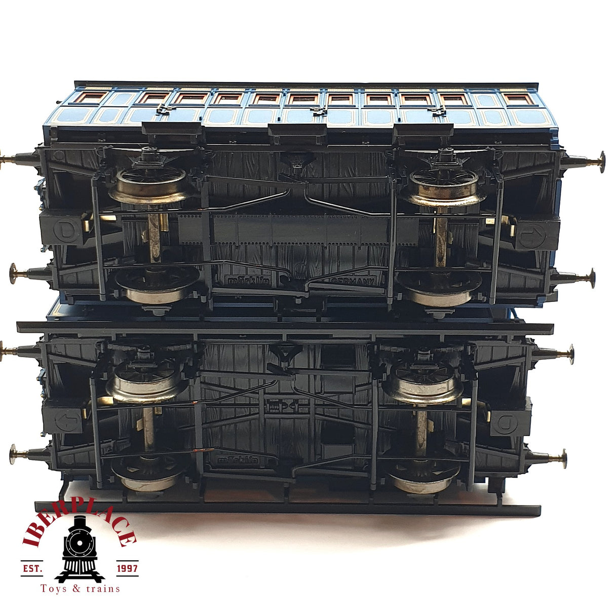 ♻️ 2 mano - Märklin 4396 Digital Dos coches pasajeros servicio de cocina H0 escala 1:87 A107