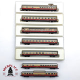 ♻️ 2 mano - Märklin 7x vagones pasajero y restaurante DB Z escala 1:220 EZ07