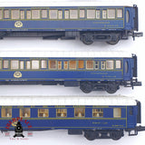 ♻️ 2 mano - Arnold 5x vagones pasajero equipaje, cama, restaurante CIWL N escala 1:160 AN03