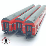 ♻️ 2 mano -  3x Fleischmann vagones de doble piso Regio DB N escala 1:160 AN03