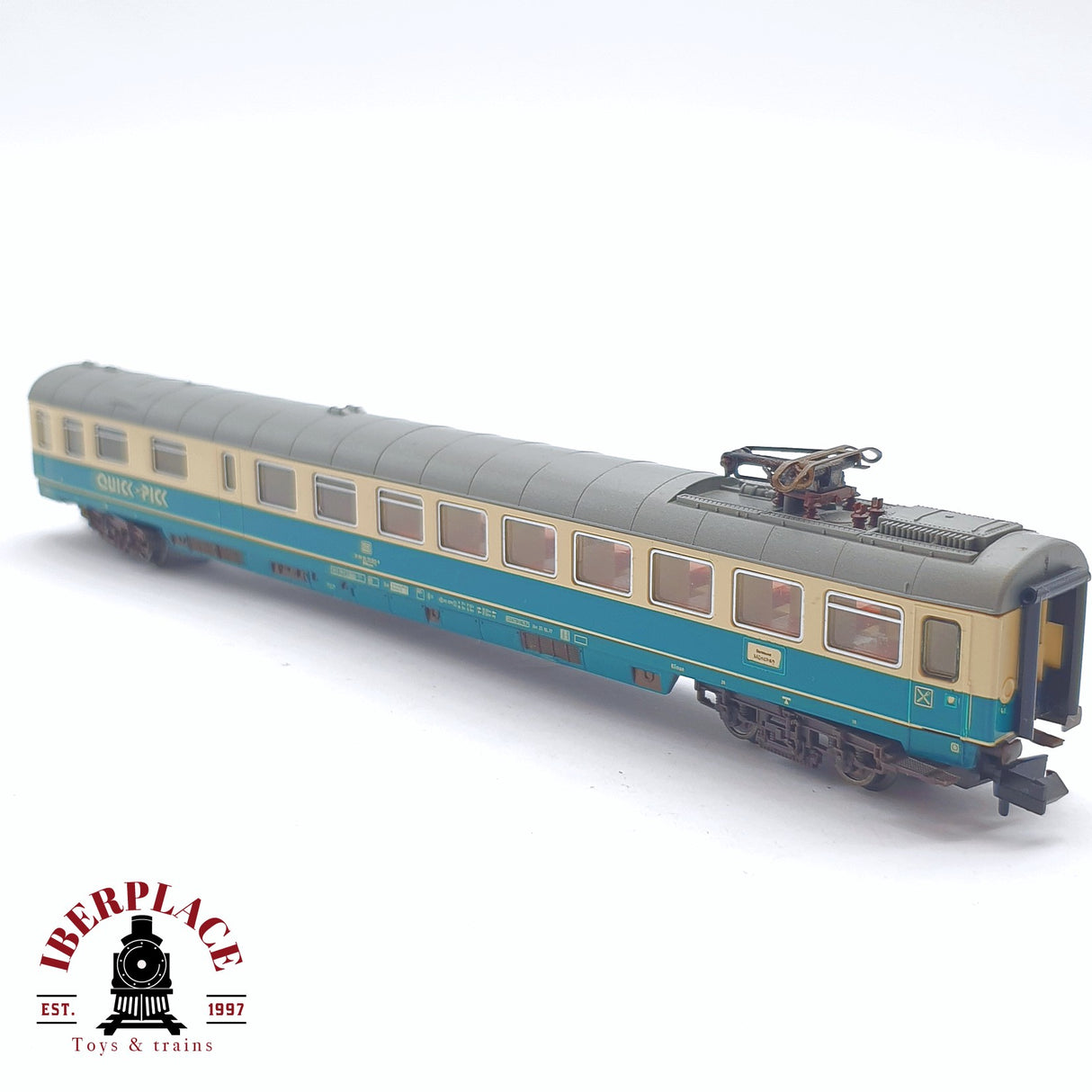 ♻️ 2 mano - Fleischmann vagón pasajeros quick pick DB N escala 1:160 AN03