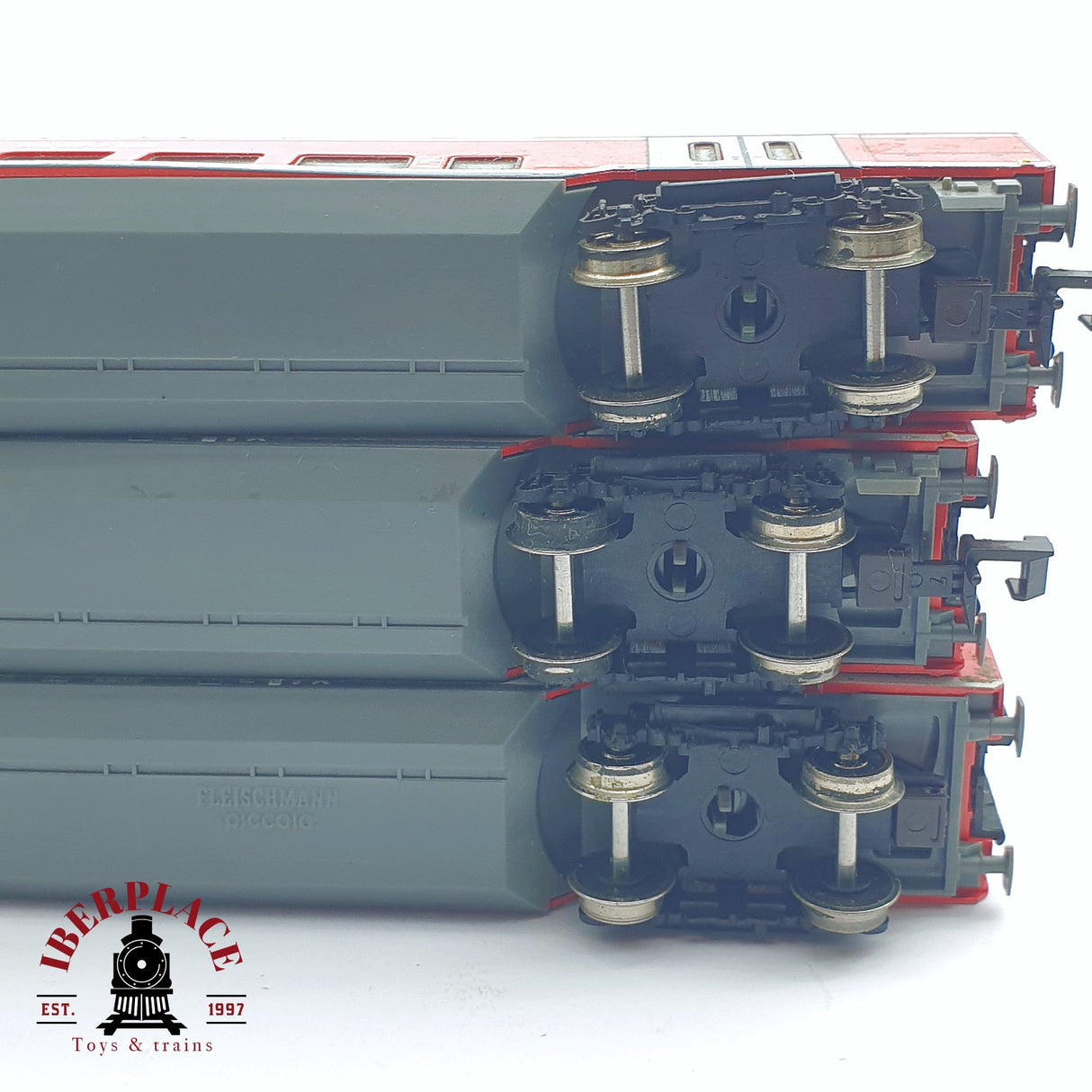 ♻️ 2 mano -  3x Fleischmann vagones de doble piso Regio DB N escala 1:160 AN03