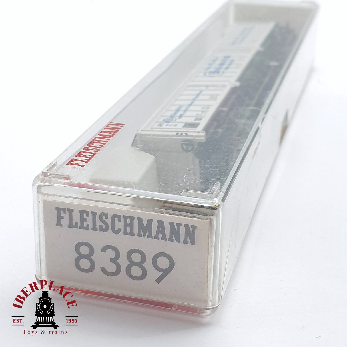 ♻️ 2 mano -  Fleischmann 8389 vagón mercancias Bauknecht DB N escala 1:160 AN03