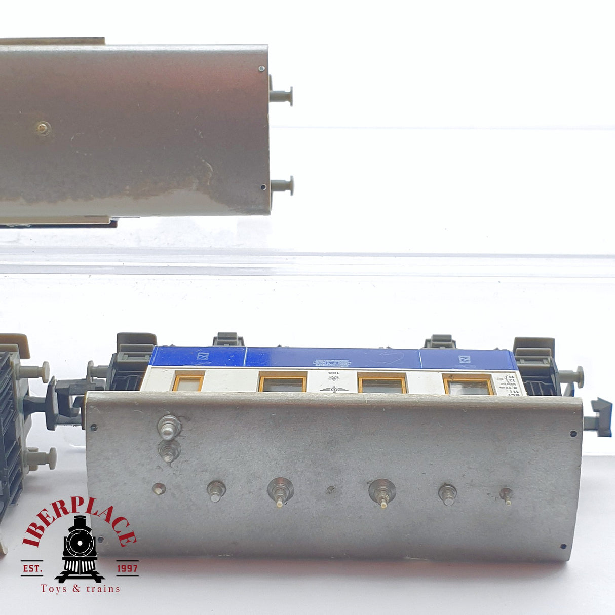 ♻️ 2 mano - 3x Fleischmann vagones pasajero y equipaje TAL N escala 1:160 AN03