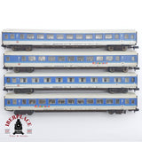 ♻️ 2 mano -  4x Fleischmann vagones pasajero DB Kinderland N escala 1:160 AN03