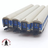 ♻️ 2 mano -  4x Fleischmann vagones pasajero DB Kinderland N escala 1:160 AN03