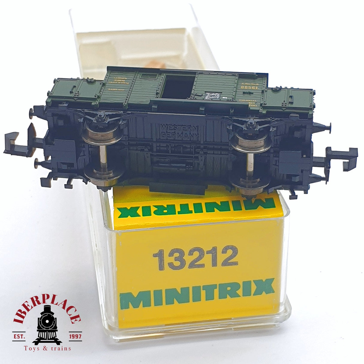 ♻️ 2 mano -  Minitrix 13212 vagón mercancía K.Bay.Sts.B N escala 1:160 AN03