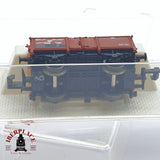 ♻️ 2 mano -  Fleischmann 8883 vagón abierto K.Sächs.Sts.E.B N escala 1:160 AN03