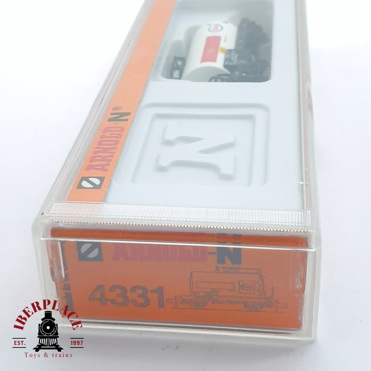 ♻️ 2 mano -  Arnold 4331 vagón cisterna ESSO DB N escala 1:160 AN03