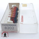 ♻️ 2 mano -  Fleischmann 8202 vagón telero con troncos DB N escala 1:160 AN03