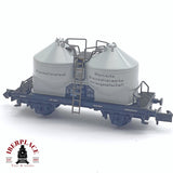 ♻️ 2 mano -  Arnold 4517 vagón silo Braunkohlenstaub N escala 1:160 AN03