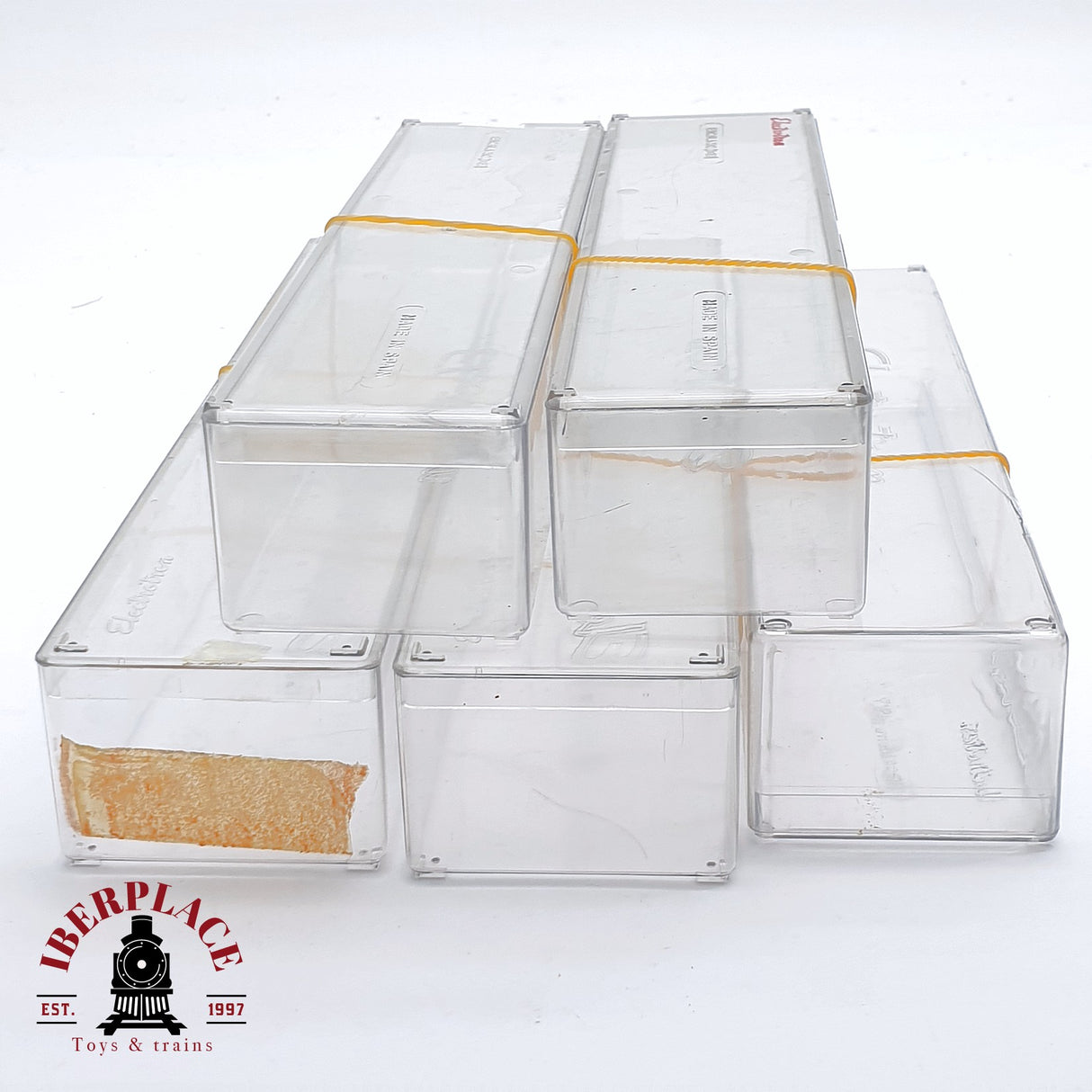 ♻️ 2 mano -  Electrotren 5x cajas vacías para vagones H0 escala 1:87 AN03