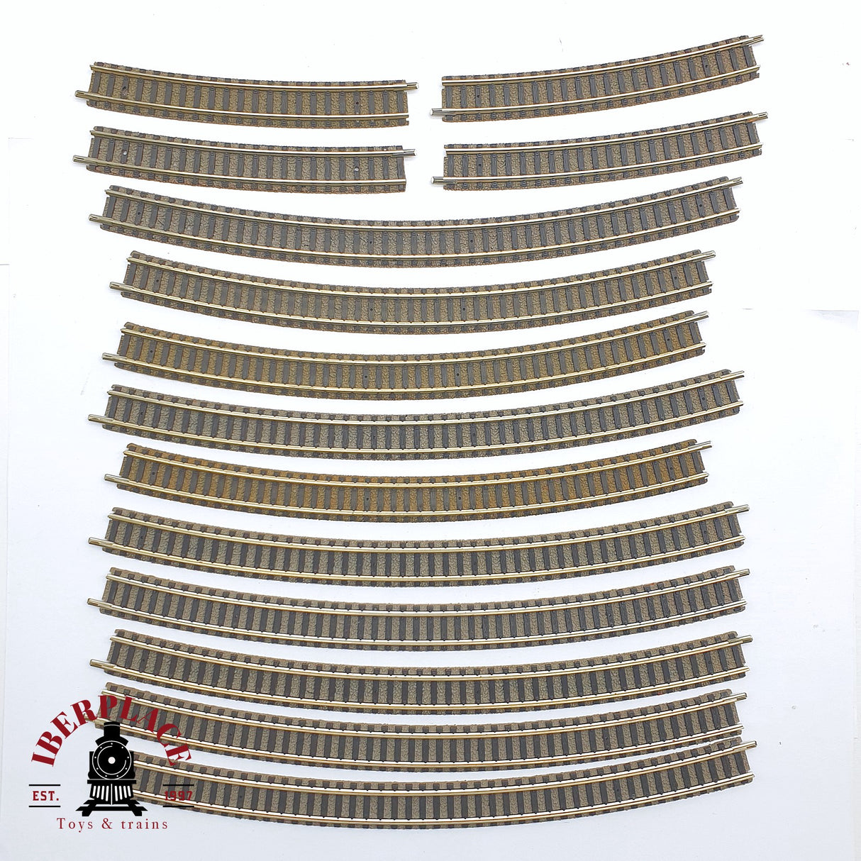 ♻️ 2 mano -  Fleischmann 14x 9136 9135 vias curvas N escala 1:160 AN03