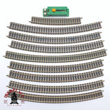 ♻️ 2 mano -  Fleischmann 10x 9135 vías curvas N escala 1:160 AN03