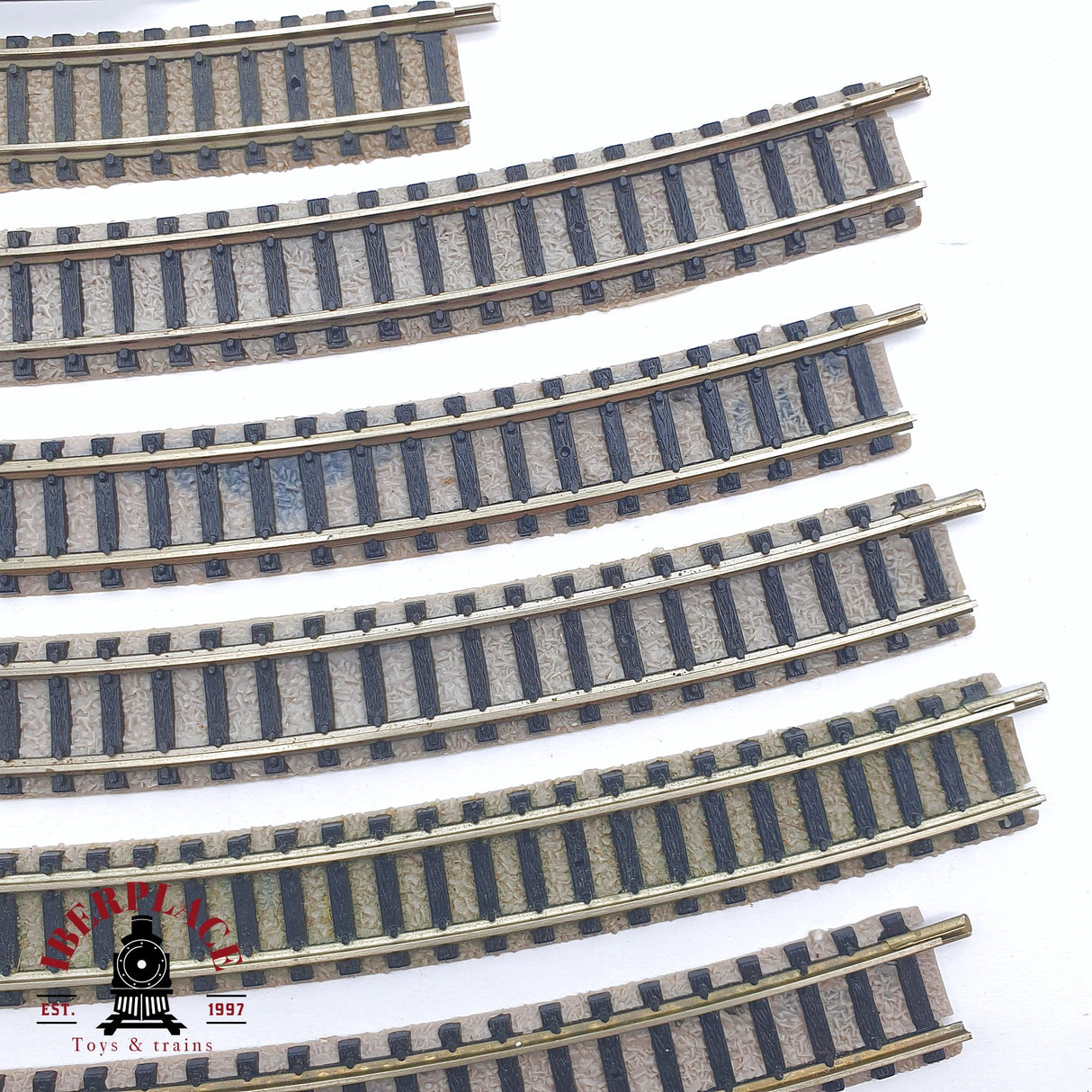 ♻️ 2 mano -  Fleischmann 10x 9135 vías curvas N escala 1:160 AN03