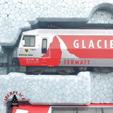 ♻️ 2 mano -  Kato 10-006 set de inicio Locomotora Glacier on tour N escala 1:160 AN03