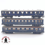 ♻️ 2 mano - Minitrix 3x vagones pasajero DB clases 1-2 N escala 1:160 AN03