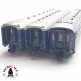 ♻️ 2 mano - Minitrix 3x vagones pasajero DB clases 1-2 N escala 1:160 AN03