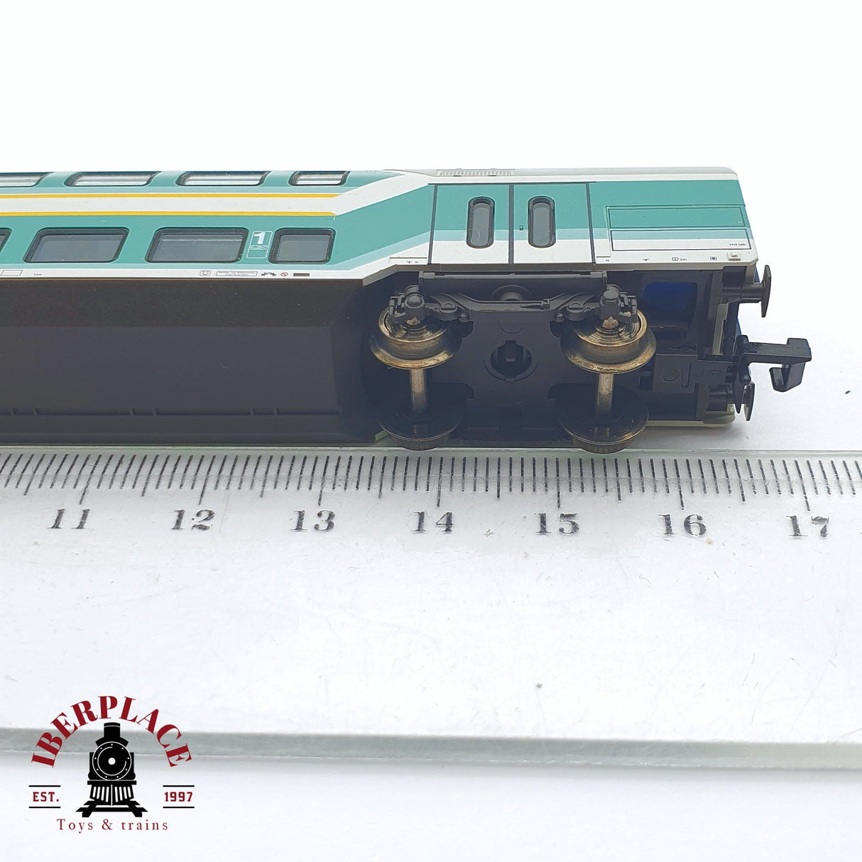 ♻️ 2 mano -  Fleischmann 8154 Vagón de doble piso München Hbf DB N escala 1:160 AN03