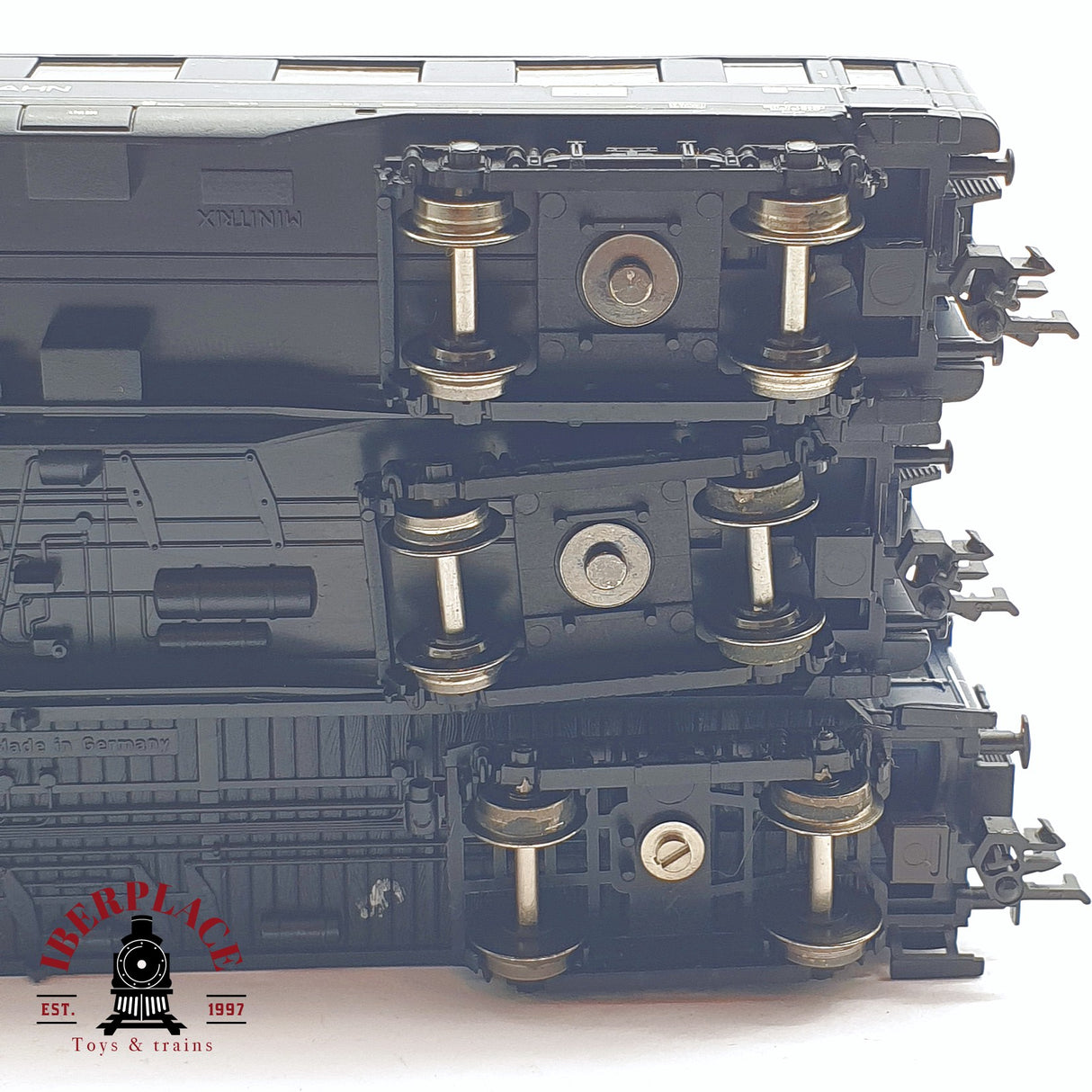 ♻️ 2 mano - Minitrix 3x vagones pasajero DB clases 1-2 N escala 1:160 AN03