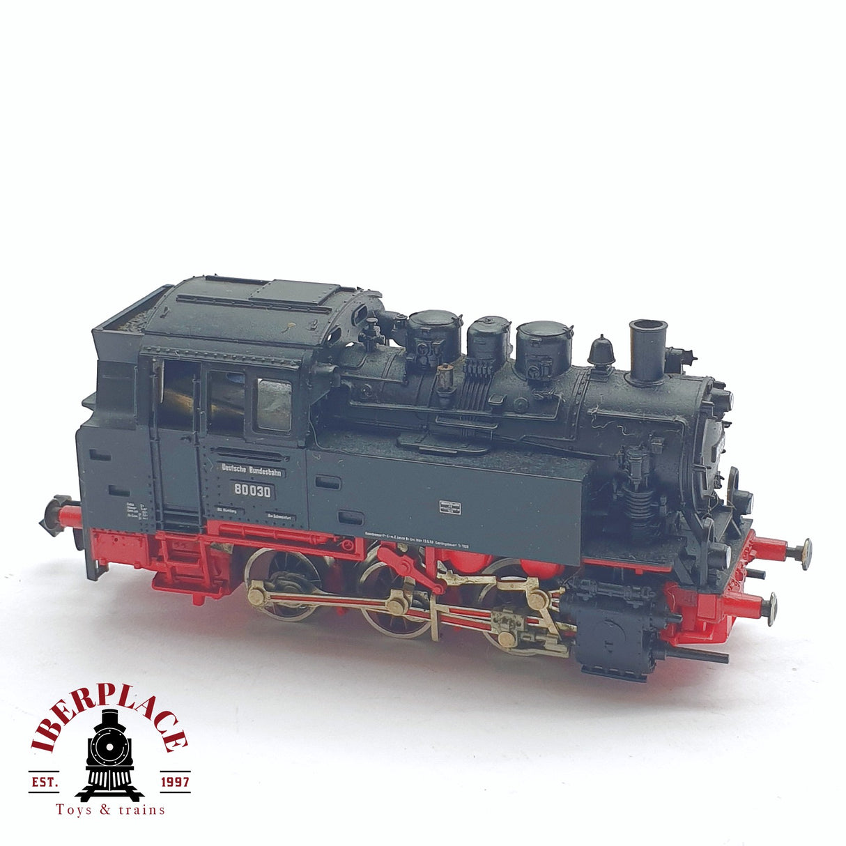 ♻️ 2 mano - Fleischmann Locomotora DB 80 030 N escala 1:160 AN03