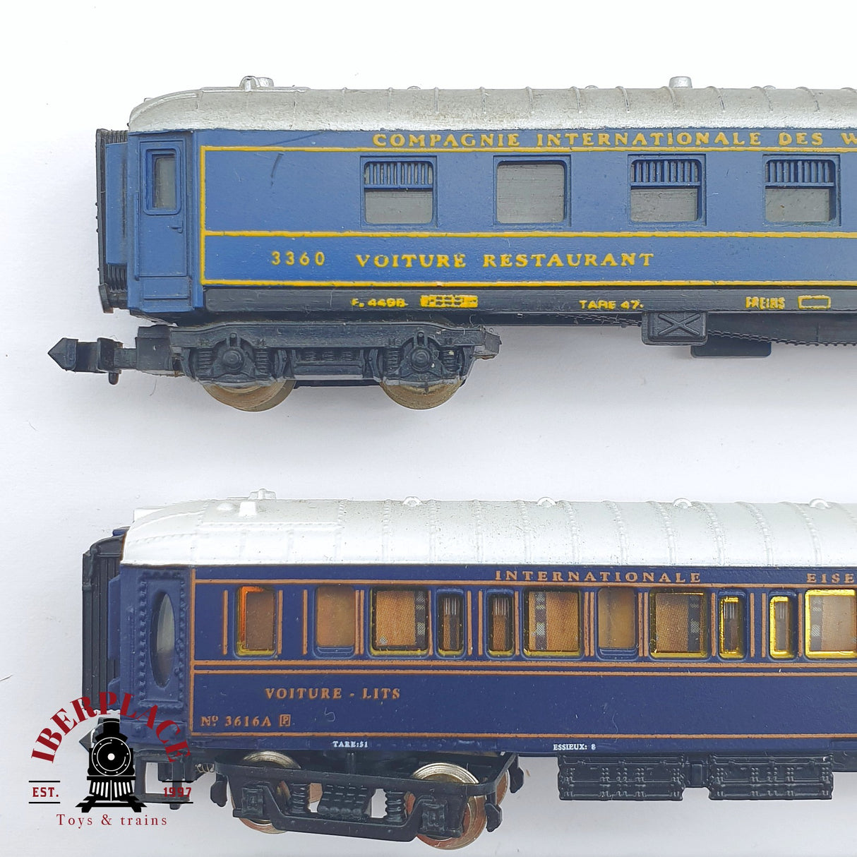 ♻️ 2 mano - Lima 4x vagones pasajero express Europeens coches cama N escala 1:160 TEN06