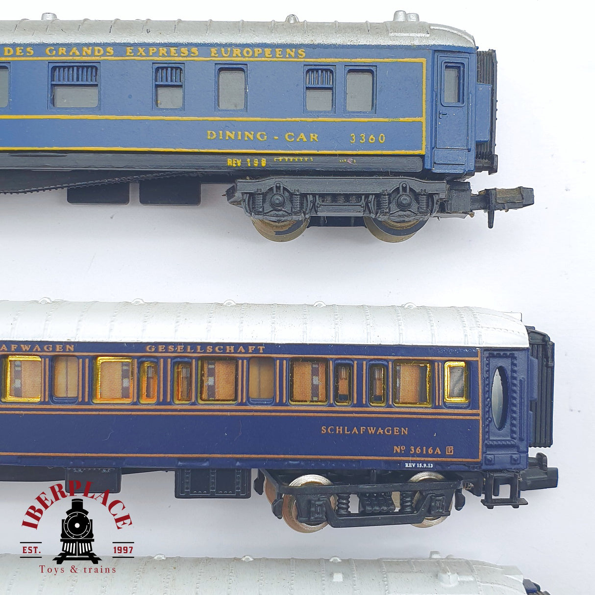 ♻️ 2 mano - Lima 4x vagones pasajero express Europeens coches cama N escala 1:160 TEN06