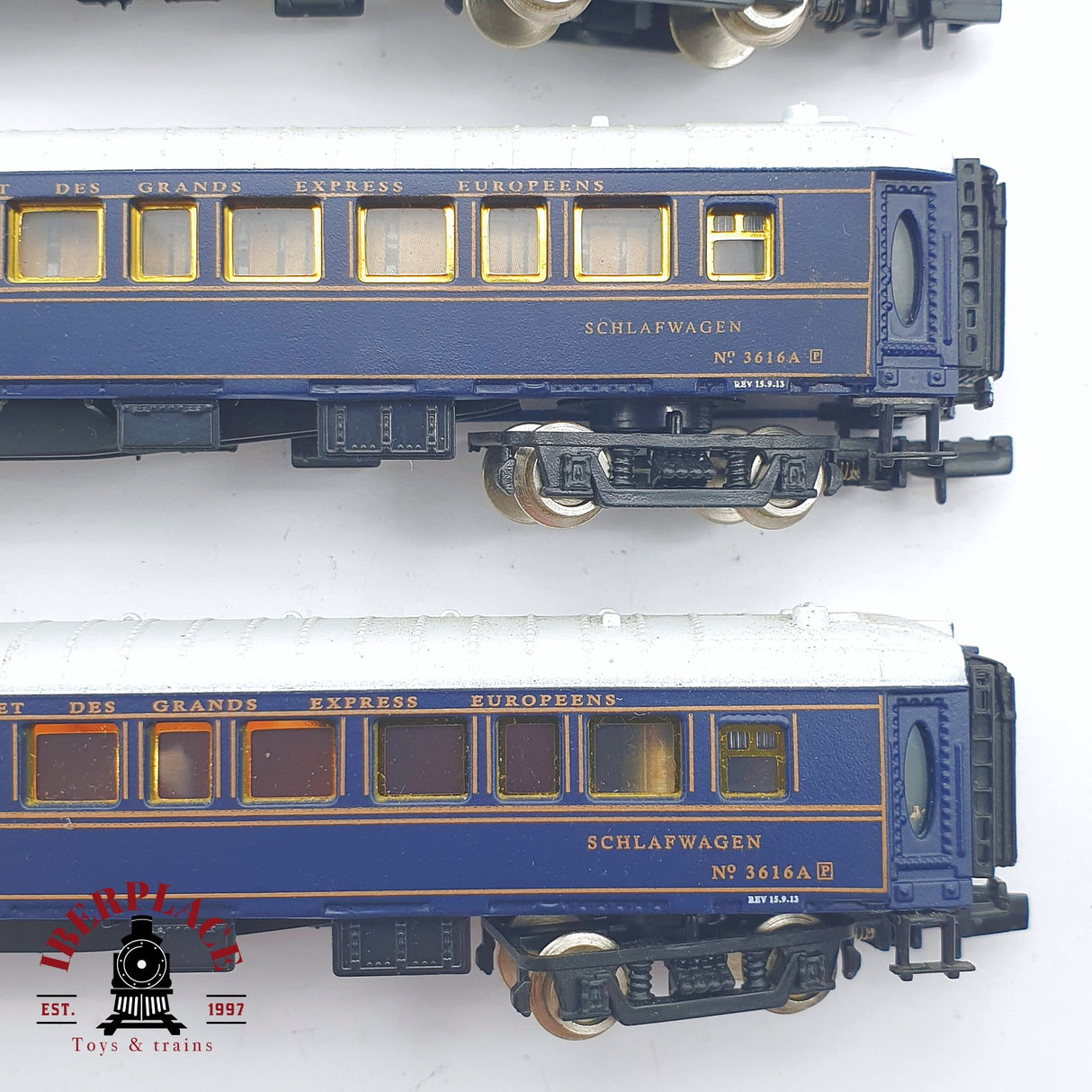 ♻️ 2 mano - Lima 4x vagones pasajero express Europeens coches cama N escala 1:160 TEN06