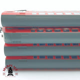 ♻️ 2 mano - Minitrix 4x vagones pasajero de doble piso RE1 DB clase 1-2 N escala 1:160 TEN06