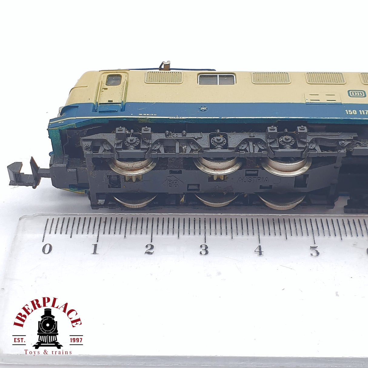 ♻️ 2 mano - Roco 02163A Locomotora BR 150 DB N escala 1:160 TEN06