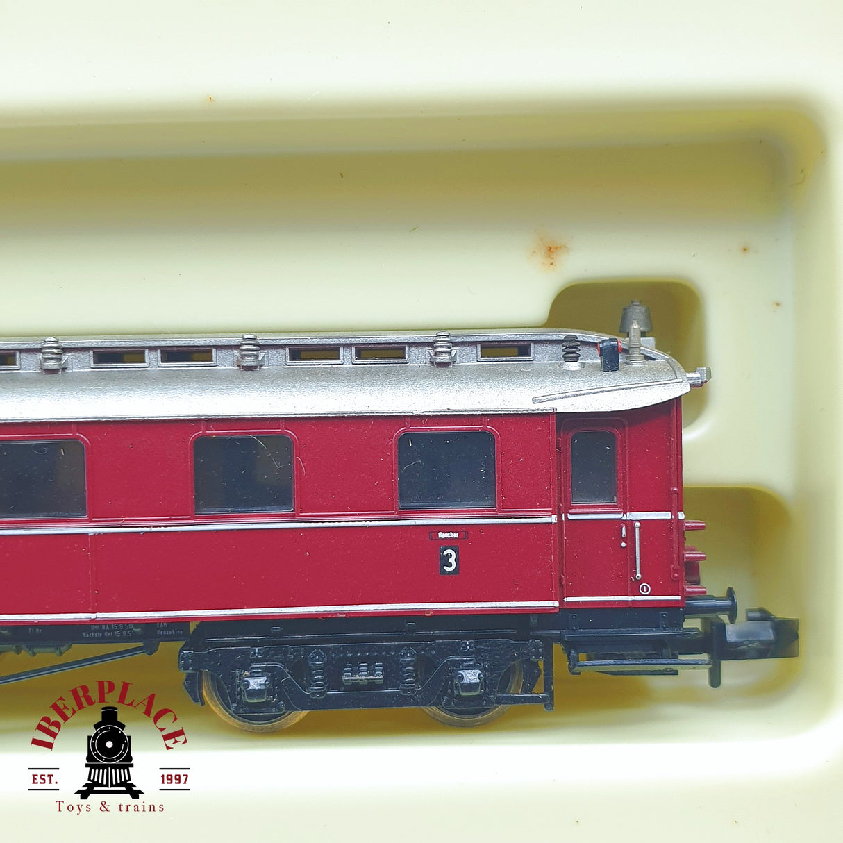 ♻️ 2 mano - Minitrix 51 2994 00 Set Locomotora ET 87 DB N escala 1:160 TEN06