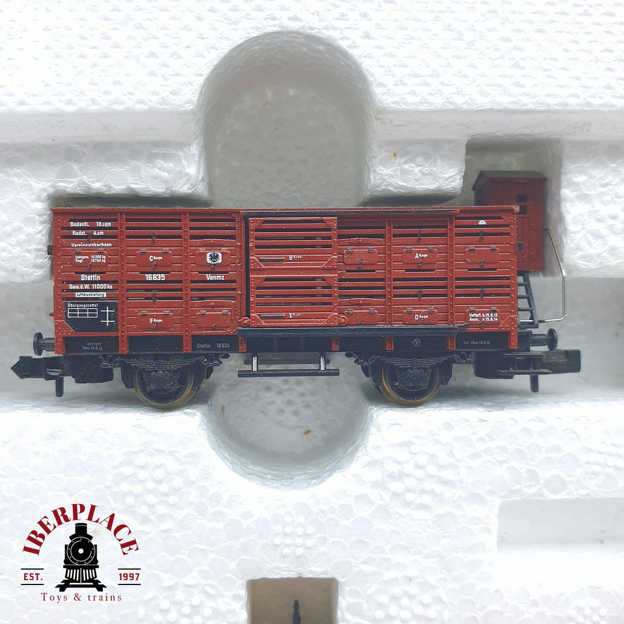 ♻️ 2 mano - Fleischmann 7883 set Locomotora K.P.E.V 3915 N escala 1:160 TEN06