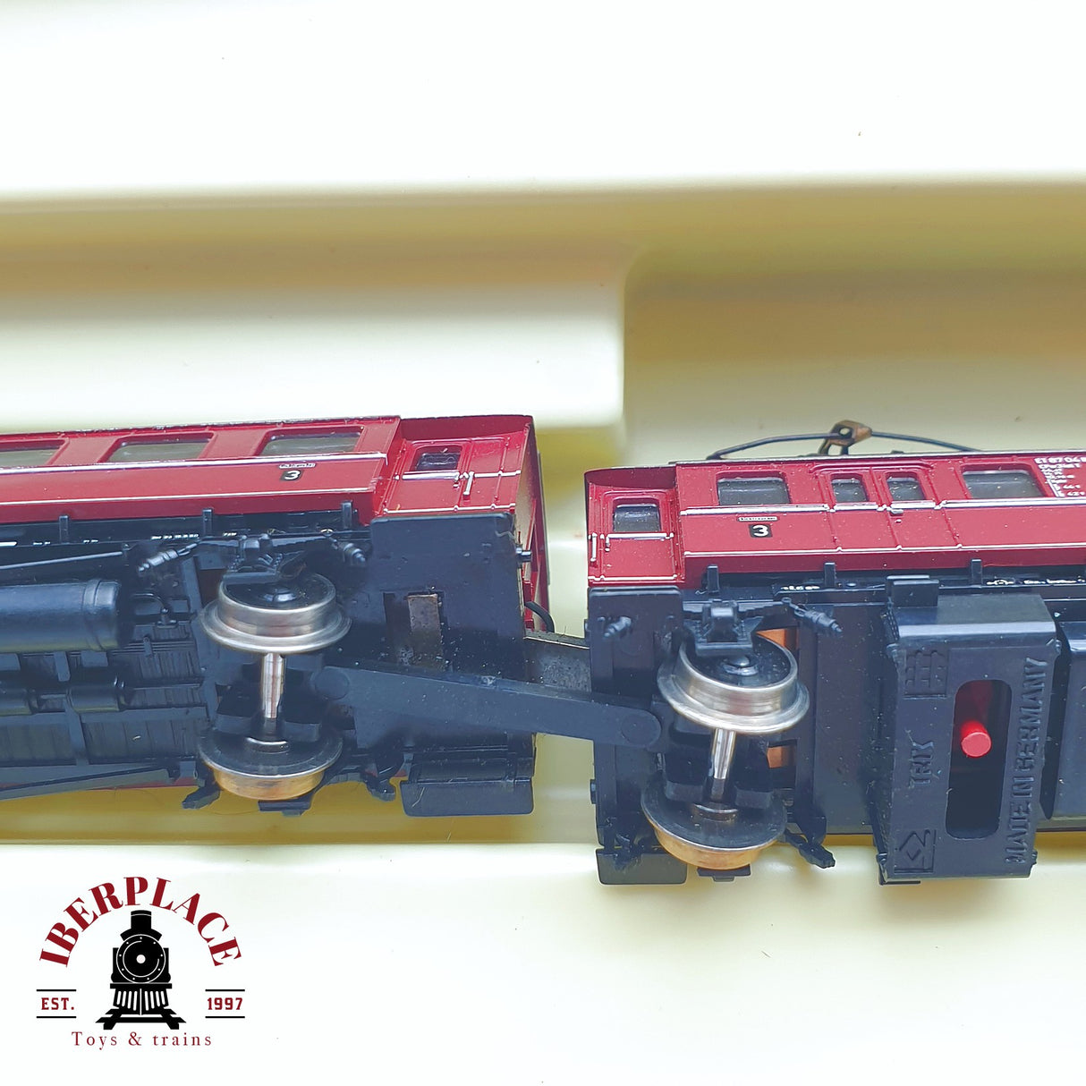 ♻️ 2 mano - Minitrix 51 2994 00 Set Locomotora ET 87 DB N escala 1:160 TEN06