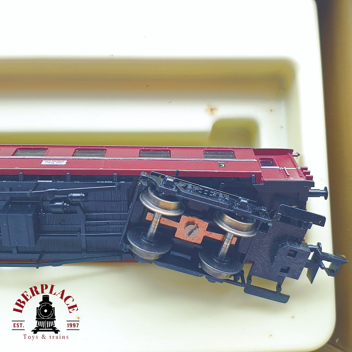 ♻️ 2 mano - Minitrix 51 2994 00 Set Locomotora ET 87 DB N escala 1:160 TEN06