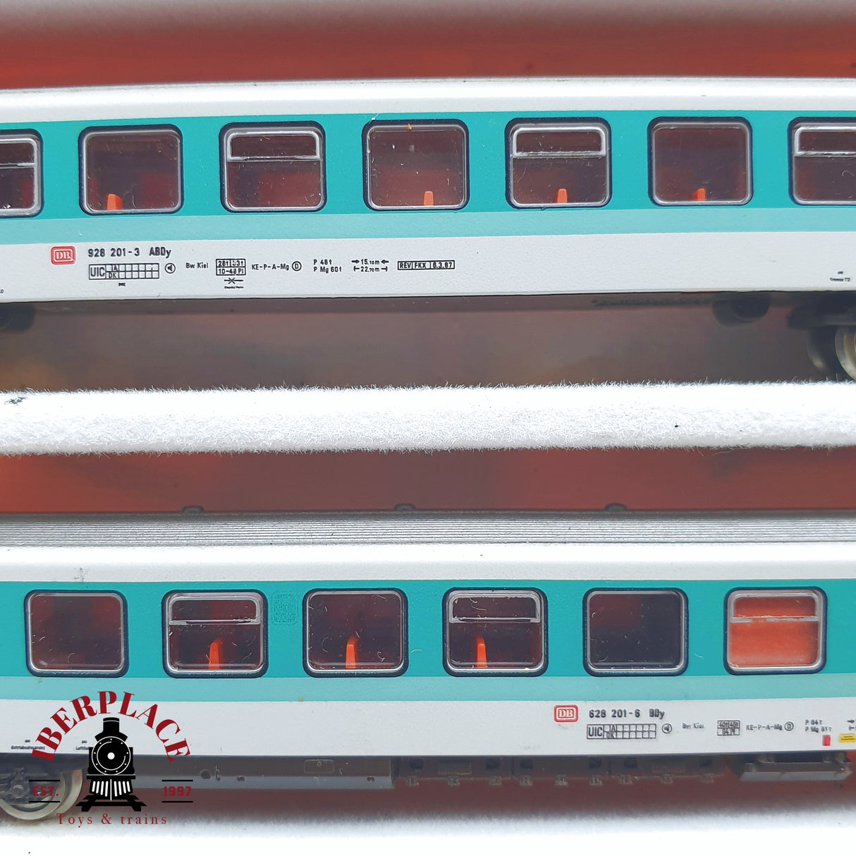 ♻️ 2 mano - Fleischmann 7428 Locomotora con remolque DB N escala 1:160 TEN06