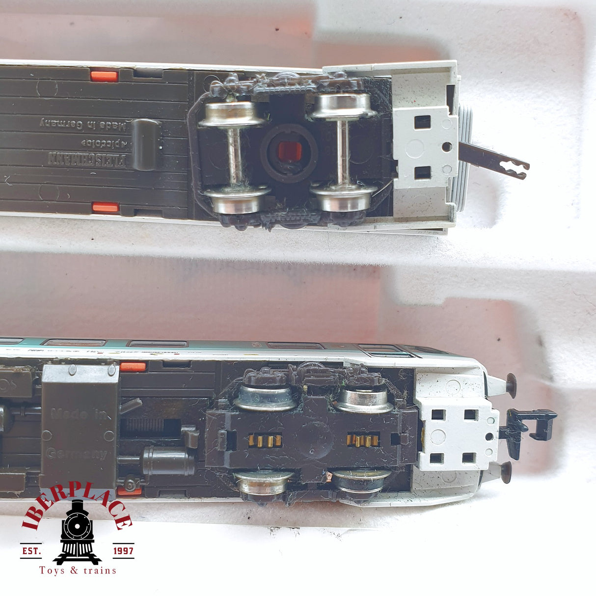 ♻️ 2 mano - Fleischmann 7428 Locomotora con remolque DB N escala 1:160 TEN06