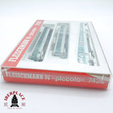 ♻️ 2 mano - Fleischmann 7428 Locomotora con remolque DB N escala 1:160 TEN06