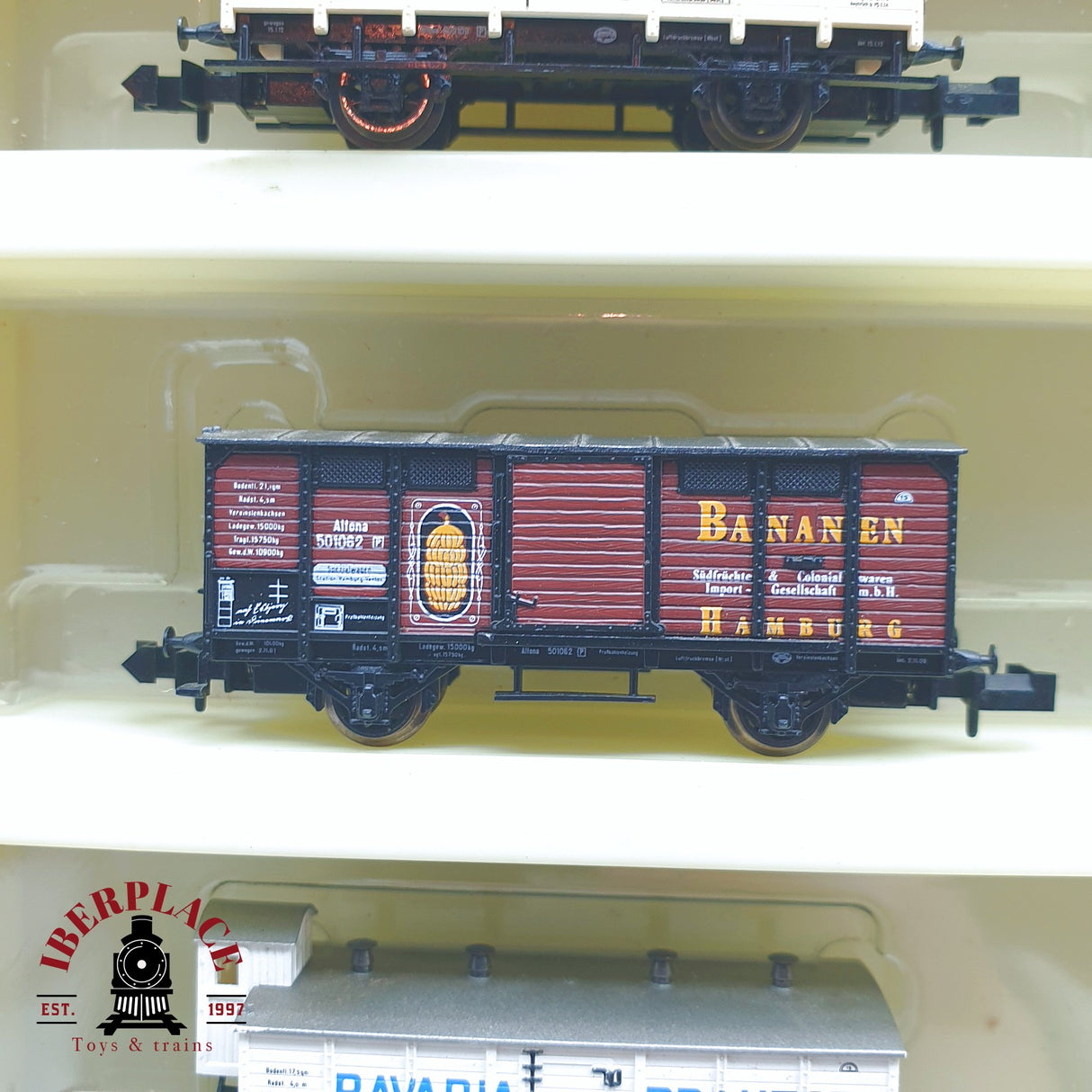 ♻️ 2 mano - Minitrix 11012 Set Locomotora K.P.E.V 6081 N escala 1:160 TEN06