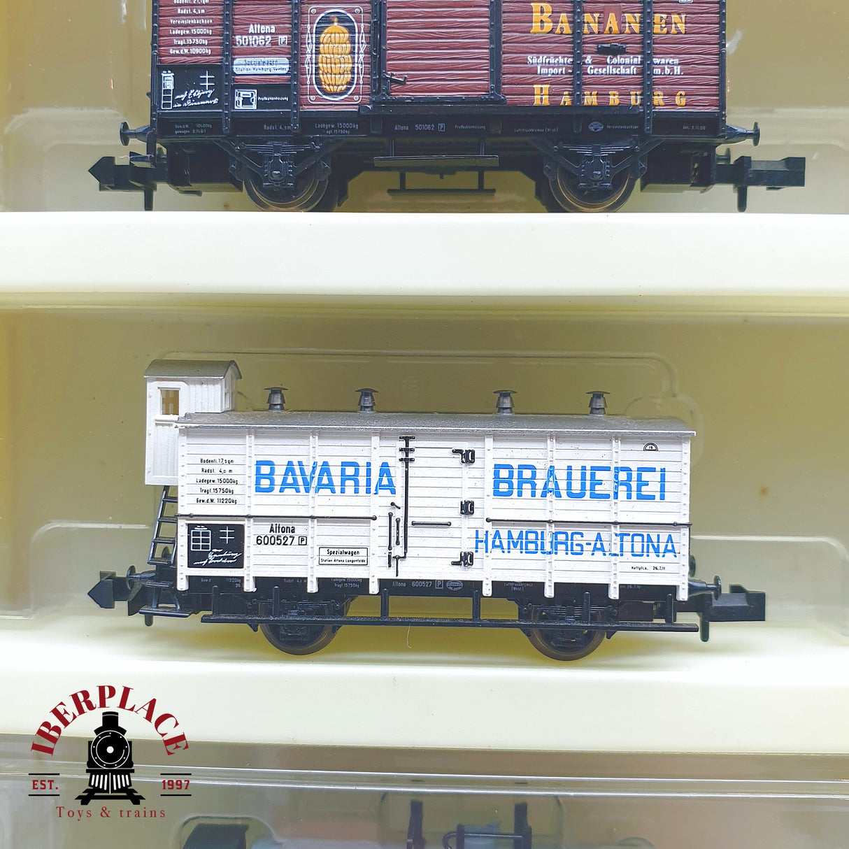 ♻️ 2 mano - Minitrix 11012 Set Locomotora K.P.E.V 6081 N escala 1:160 TEN06