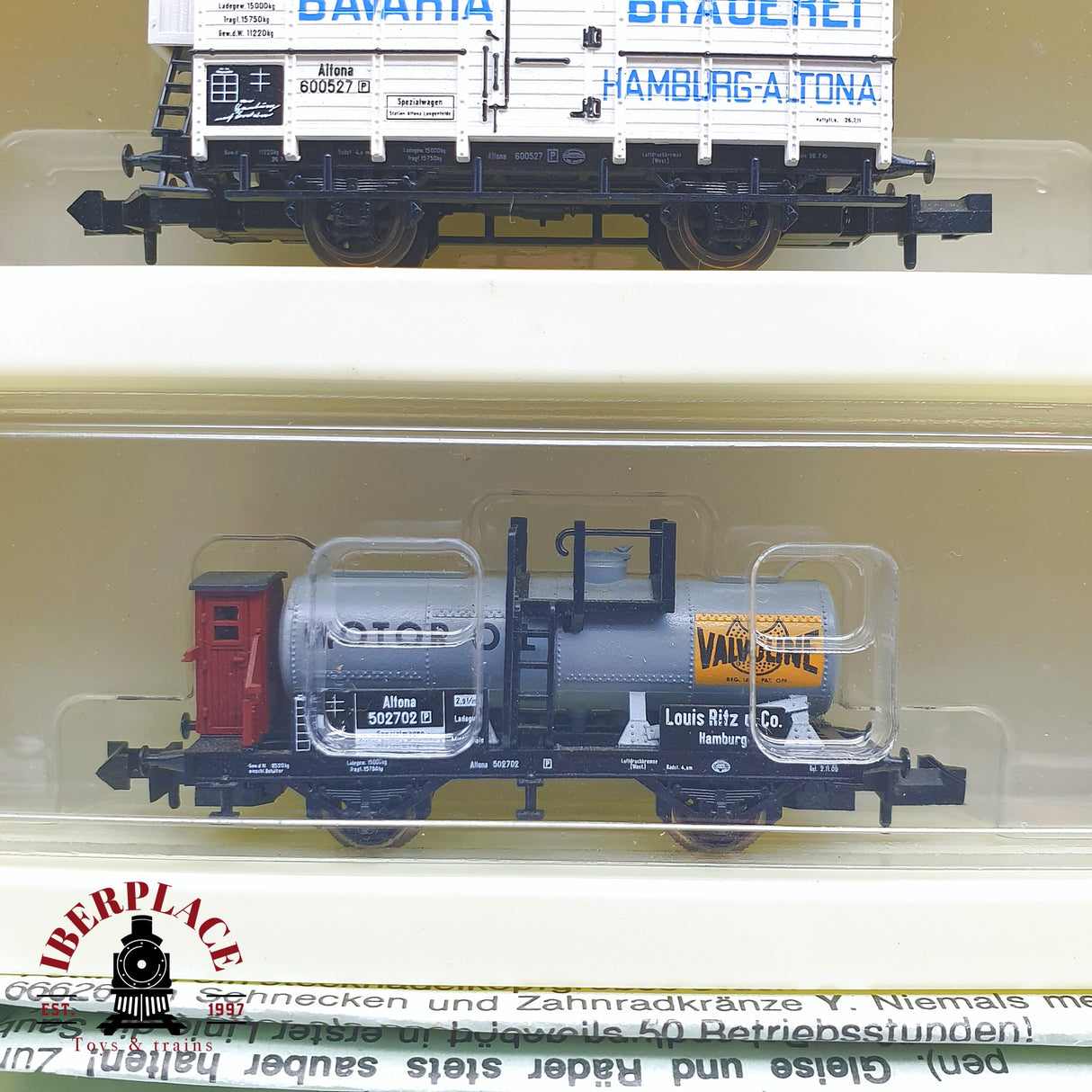 ♻️ 2 mano - Minitrix 11012 Set Locomotora K.P.E.V 6081 N escala 1:160 TEN06