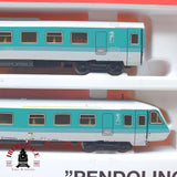 ♻️ 2 mano - Fleischmann 7415 Locomotora Pendolino remolque DB N escala 1:160 TEN06