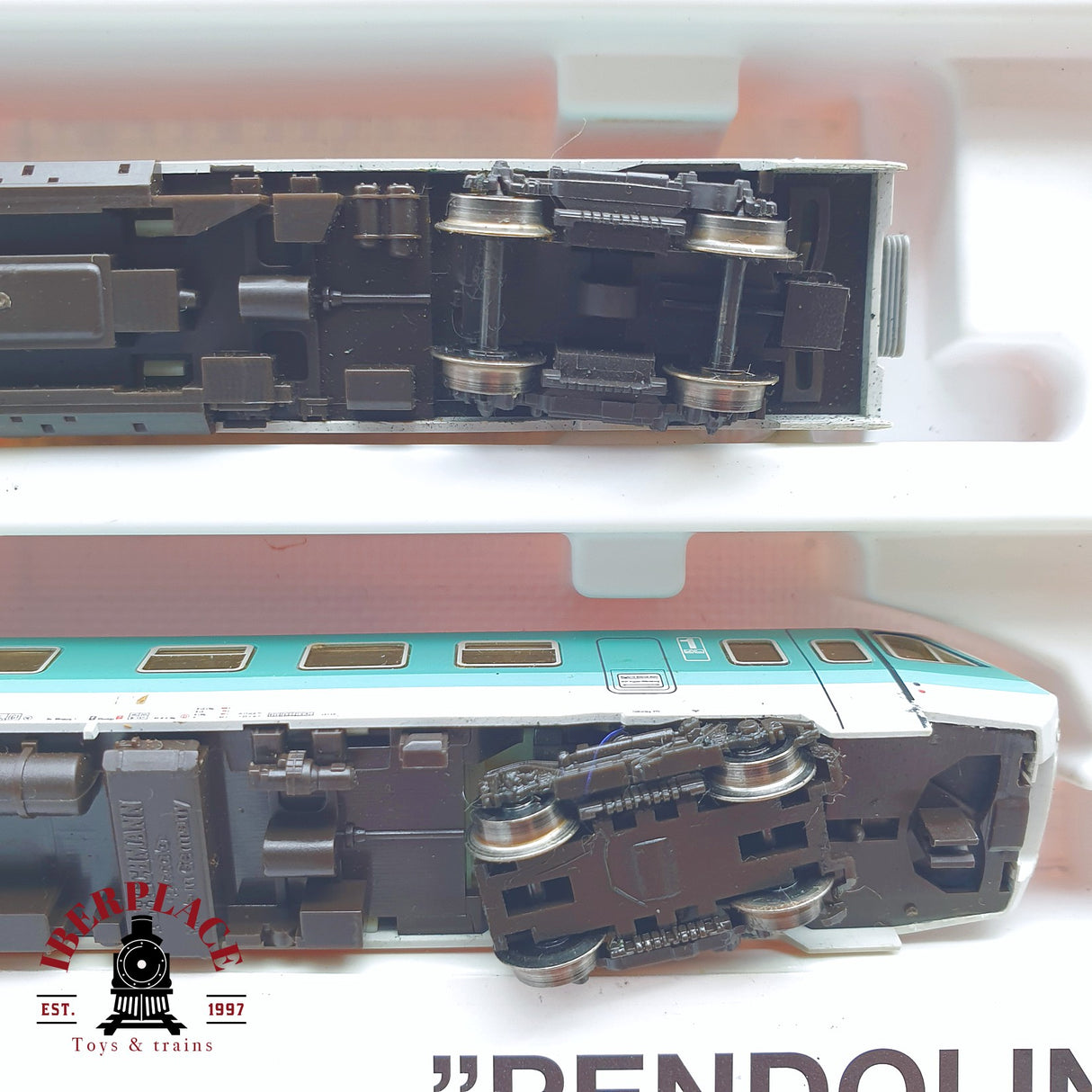 ♻️ 2 mano - Fleischmann 7415 Locomotora Pendolino remolque DB N escala 1:160 TEN06