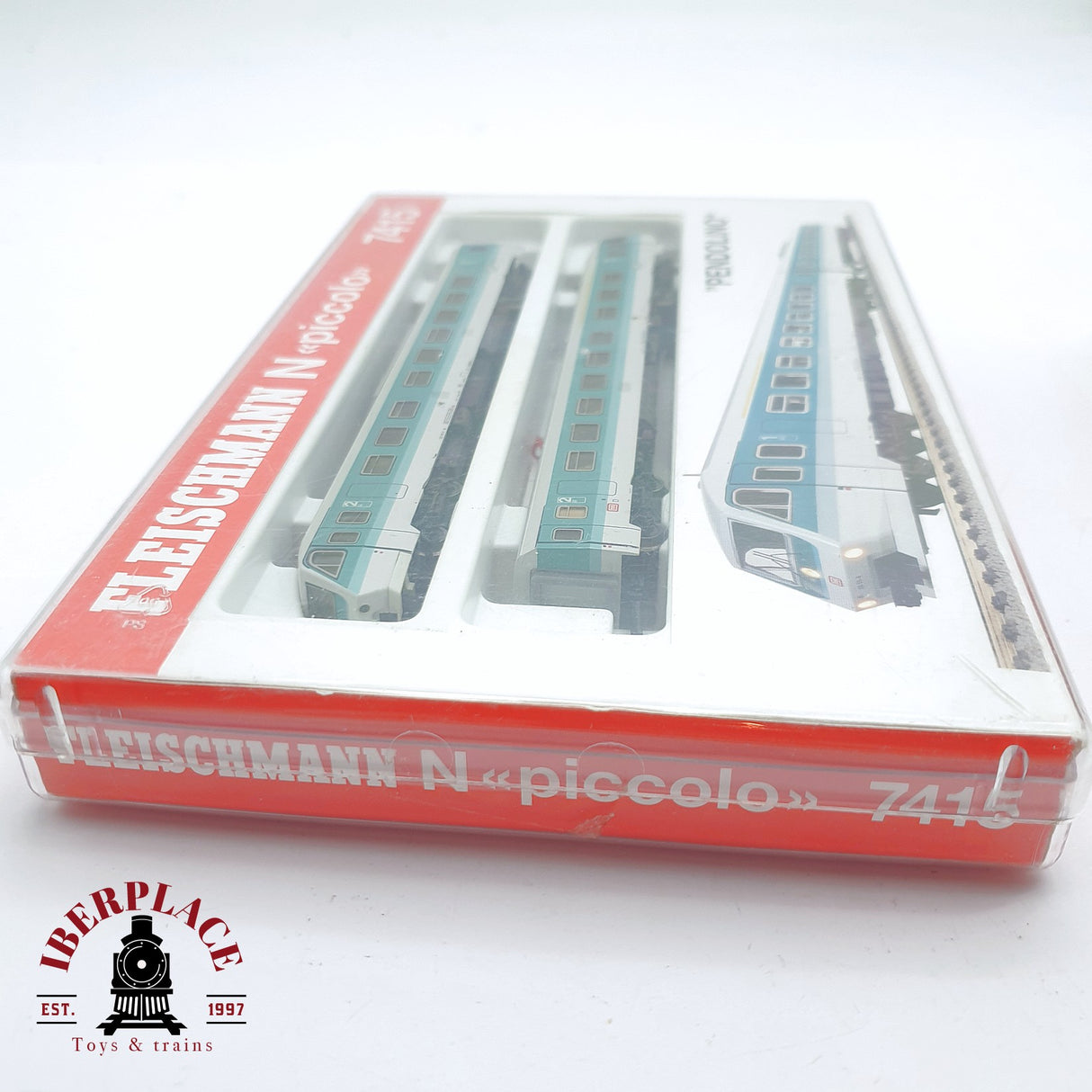♻️ 2 mano - Fleischmann 7415 Locomotora Pendolino remolque DB N escala 1:160 TEN06