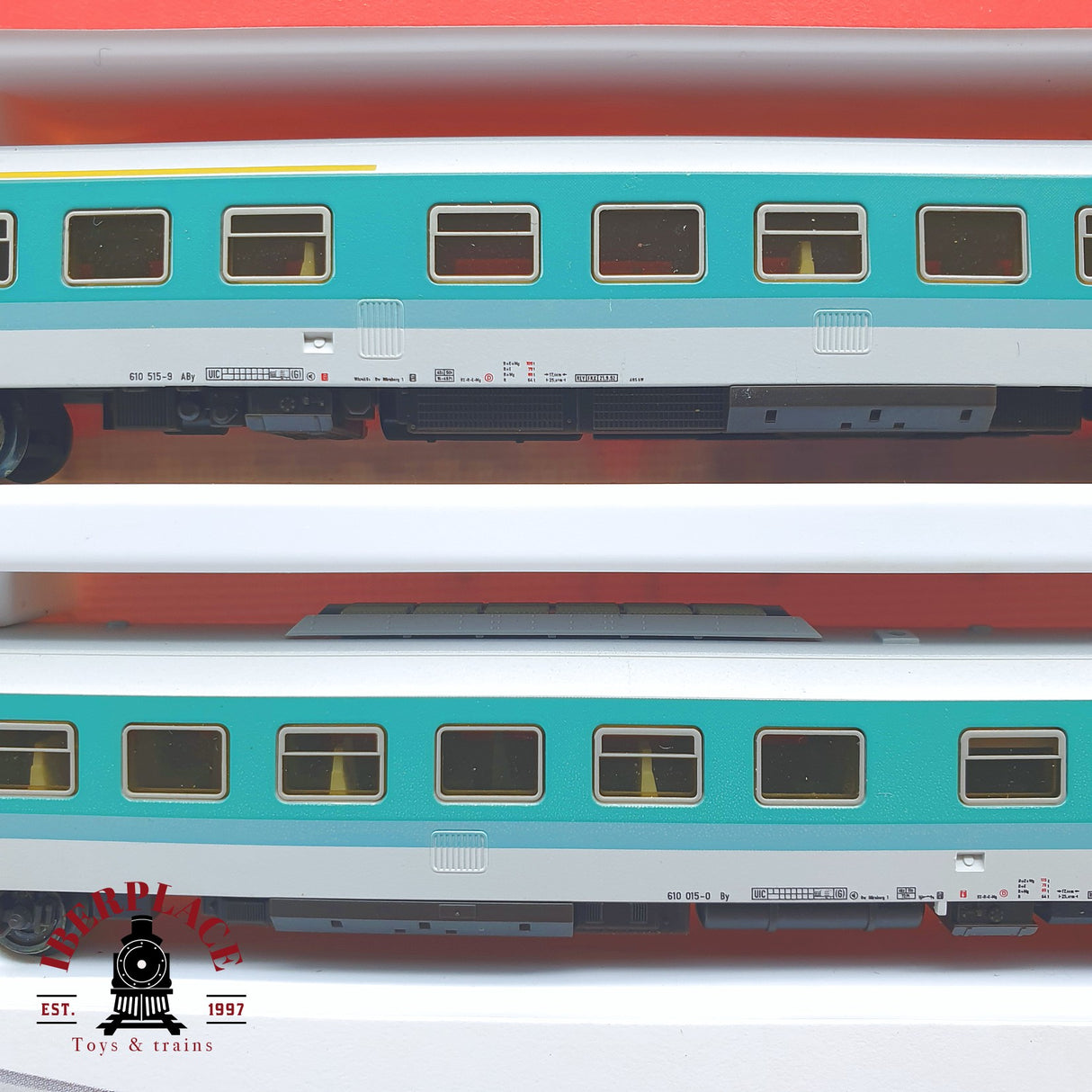 ♻️ 2 mano - Fleischmann 7415 Locomotora Pendolino remolque DB N escala 1:160 TEN06