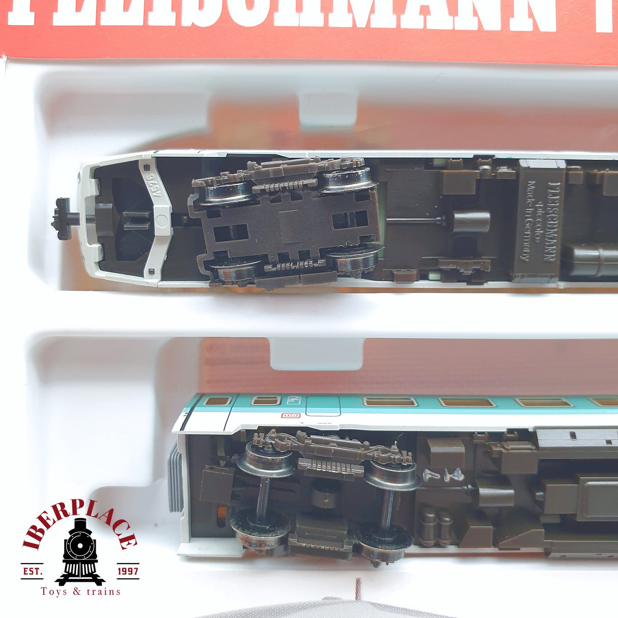 ♻️ 2 mano - Fleischmann 7415 Locomotora Pendolino remolque DB N escala 1:160 TEN06