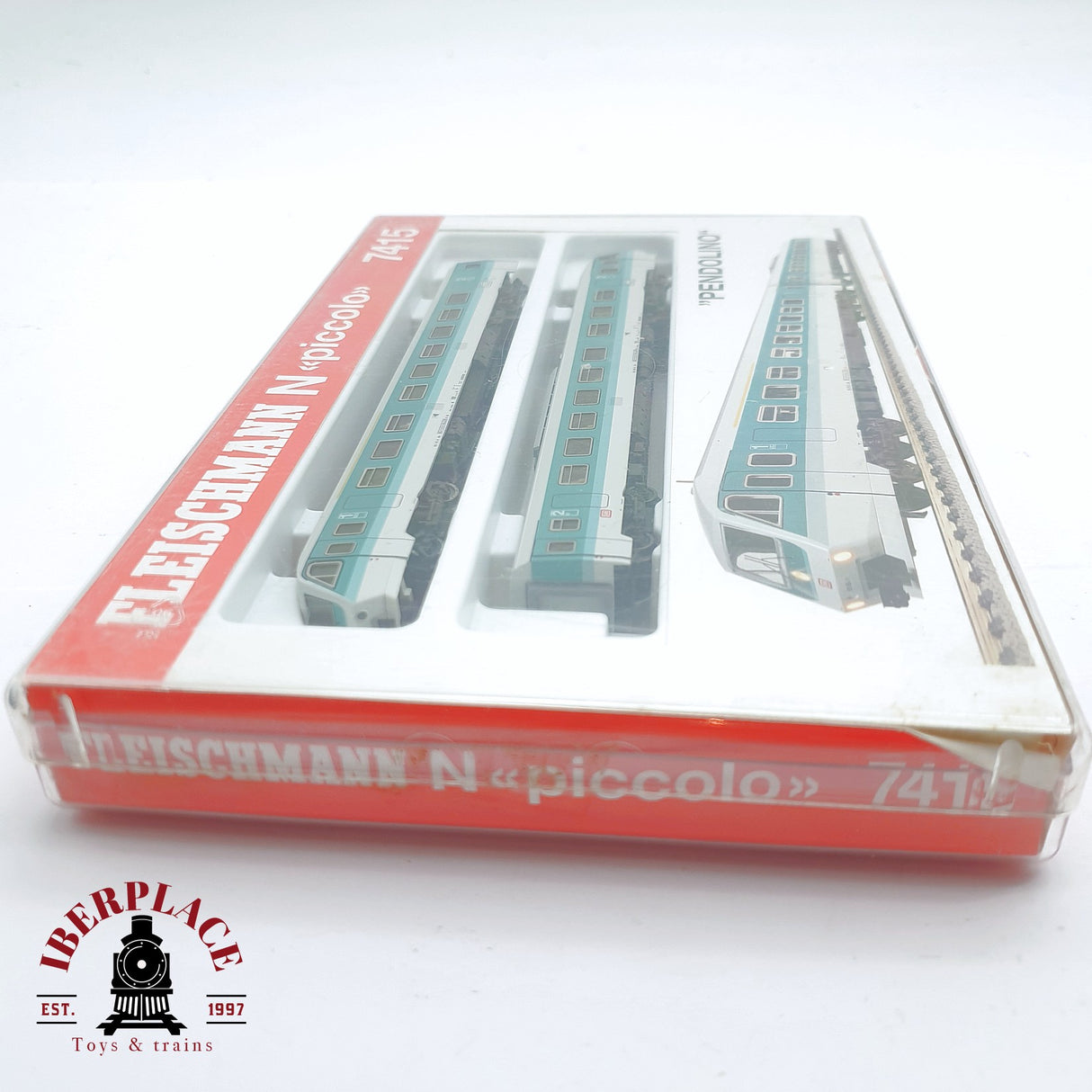 ♻️ 2 mano - Fleischmann 7415 Locomotora Pendolino remolque DB N escala 1:160 TEN06