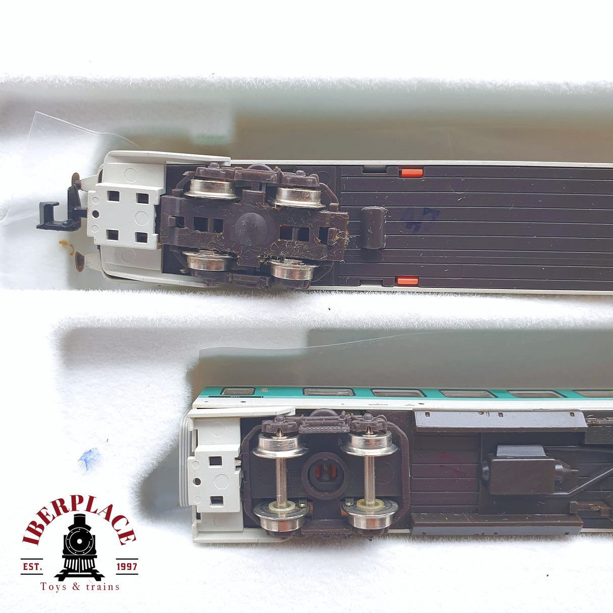 ♻️ 2 mano - Fleischmann 7428 Locomotora con remolque DB N escala 1:160 TEN06