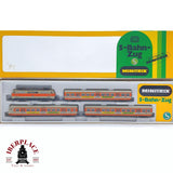 ♻️ 2 mano - Minitrix 51 1027 20 Set Locomotora BR 111 DB 20 Jahre N escala 1:160 TEN06
