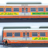 ♻️ 2 mano - Minitrix 51 1027 20 Set Locomotora BR 111 DB 20 Jahre N escala 1:160 TEN06